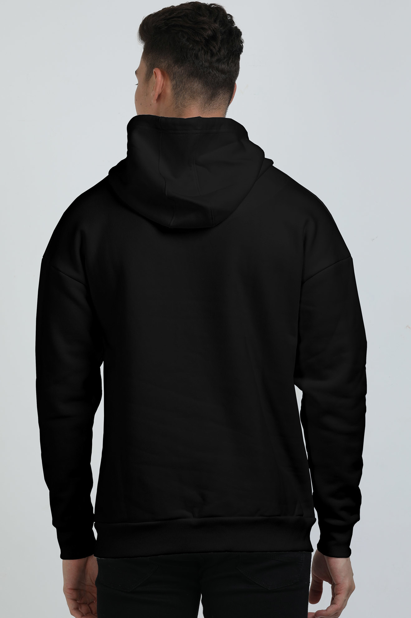 Men's @ Oversized Hooded Sweatshirt