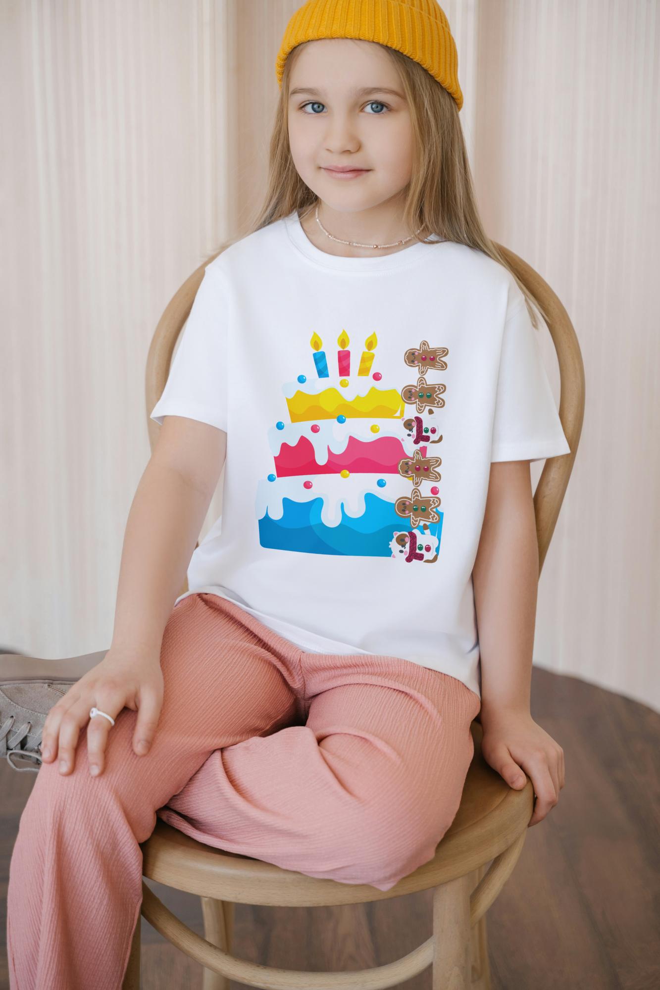 Kid's Cakes and Ginger Bread Unisex Tshirt