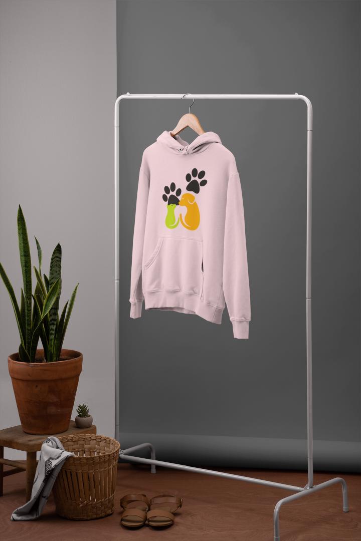 Men's Cat and Dog Hoodie Sweatshirt