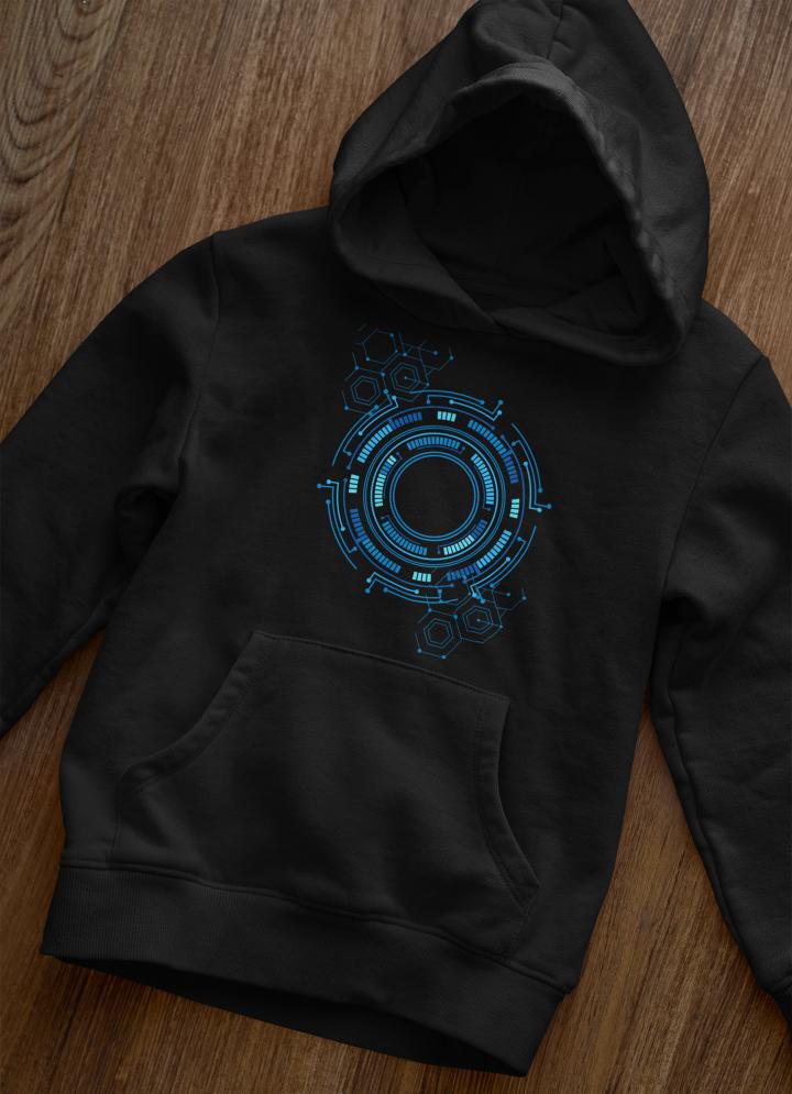 Women's Circle Vector Hoodies