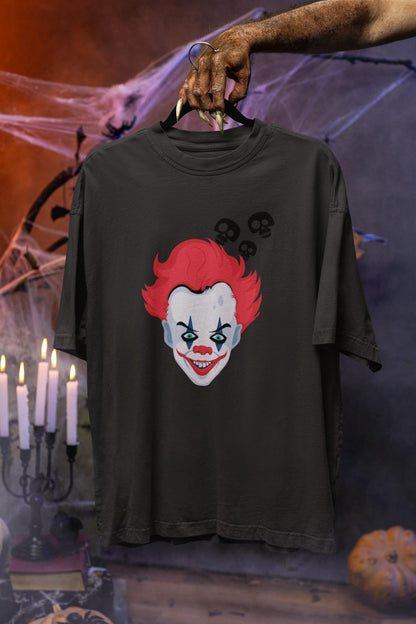 Men's Clown Face Halloween T-shirt