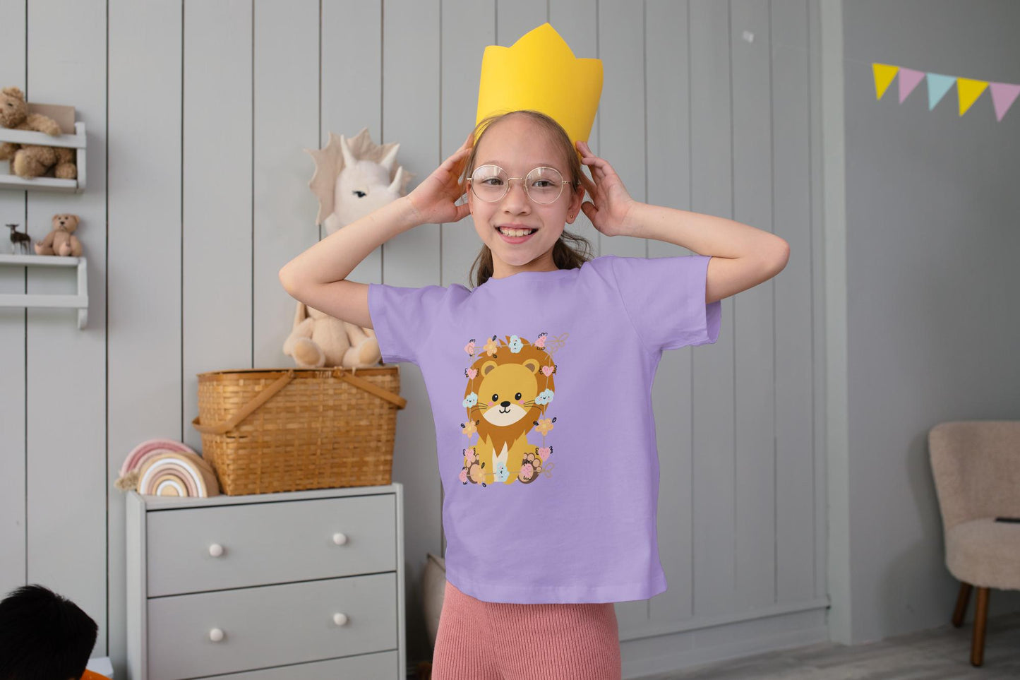 Kids Baby Lion Unisex Tshirt