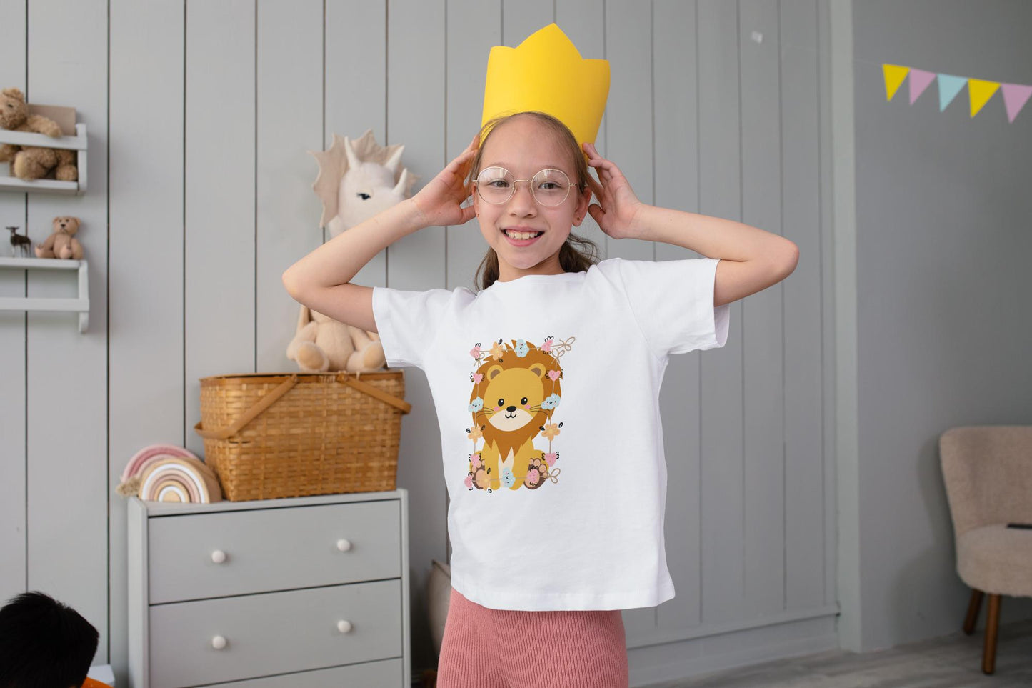 Kids Baby Lion Unisex Tshirt