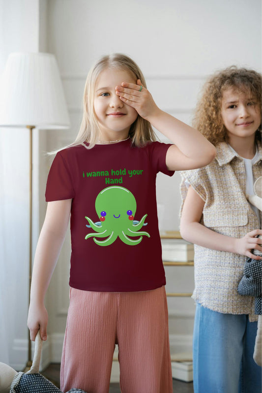 Kids Baby Octopus Unisex Tshirt