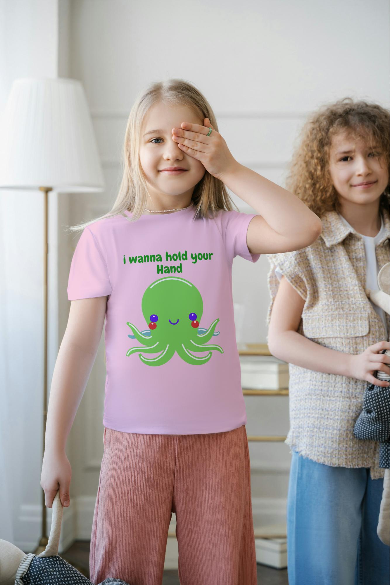 Kids Baby Octopus Unisex Tshirt