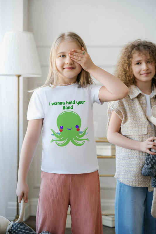 Kids Baby Octopus Unisex Tshirt