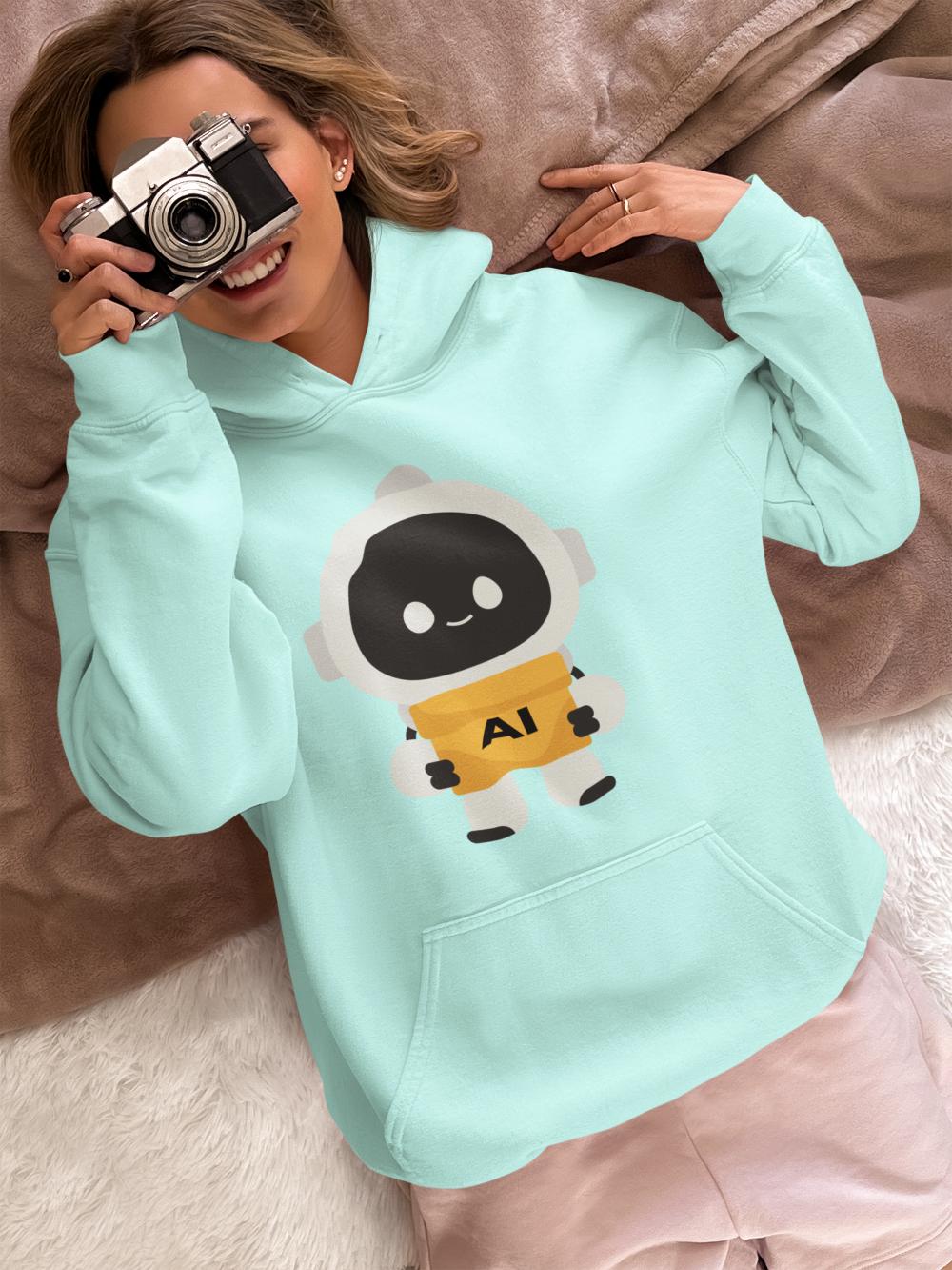 Women's Cute Robot Hoodies