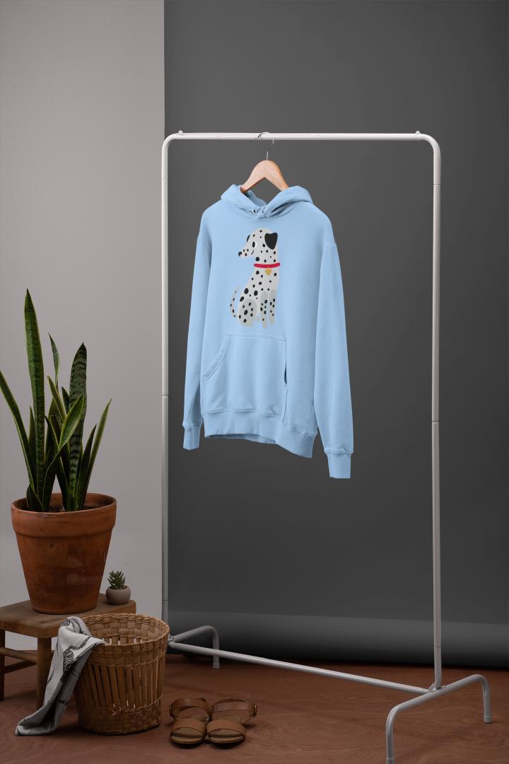 Men's Cute Dalmatian Hoodie Sweatshirt