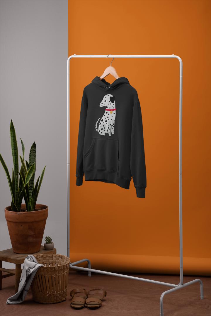 Men's Cute Dalmatian Hoodie Sweatshirt