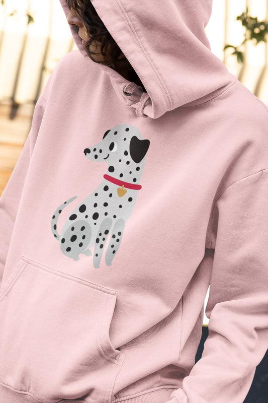 Men's Cute Dalmatian Hoodie Sweatshirt