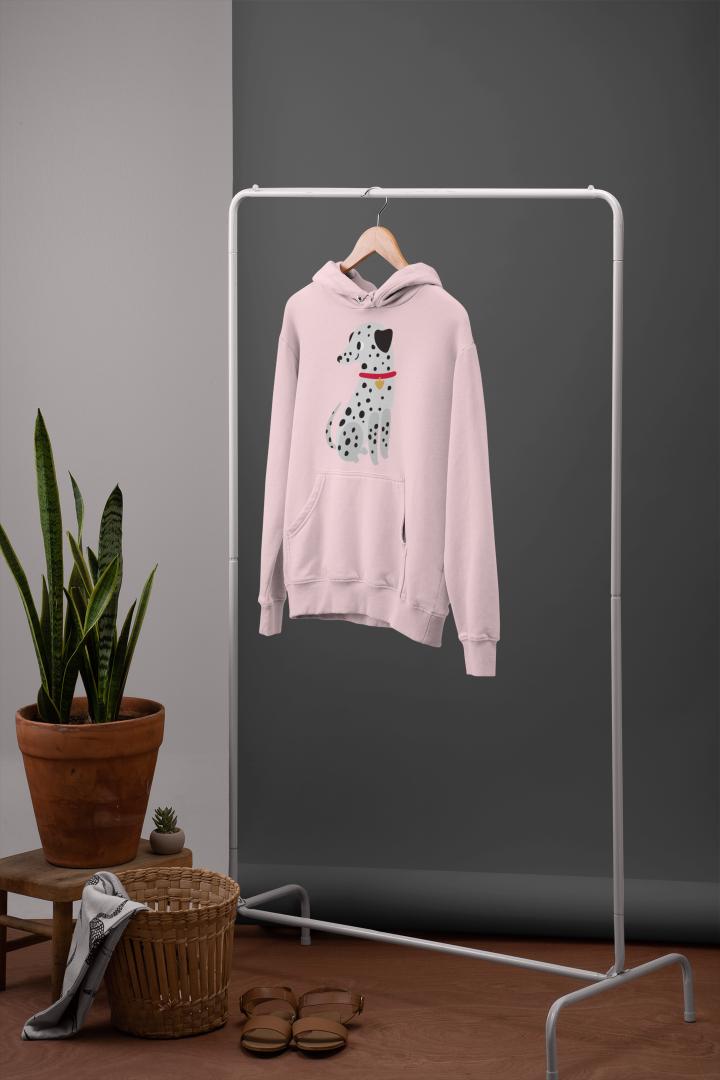 Men's Cute Dalmatian Hoodie Sweatshirt