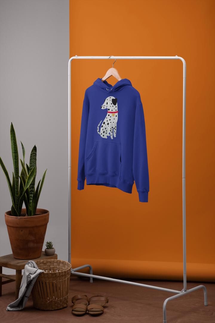 Men's Cute Dalmatian Hoodie Sweatshirt