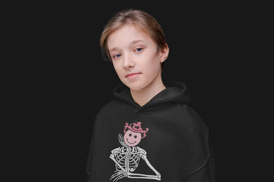 Girl's Frame of Skeleton Hoodie Sweatshirt