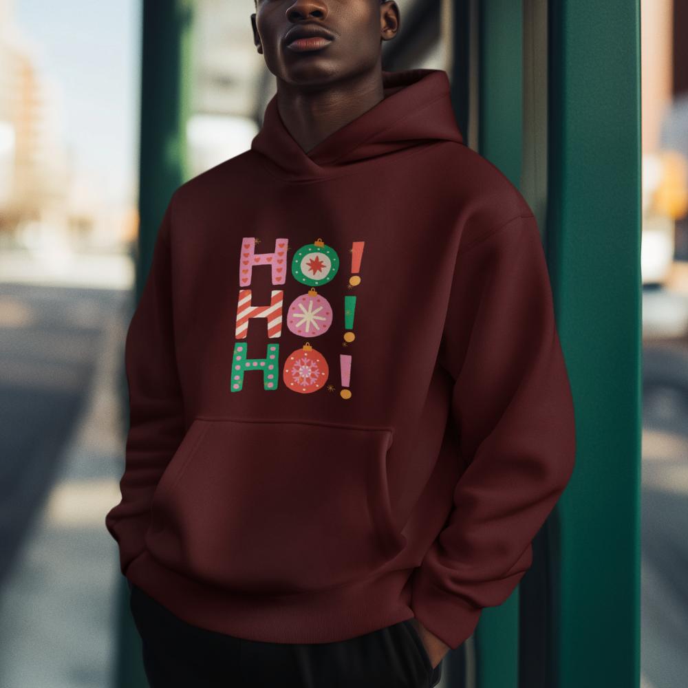 Men's HoHoHo Christmas Hoodie Sweatshirt