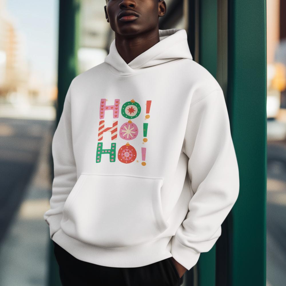 Men's HoHoHo Christmas Hoodie Sweatshirt