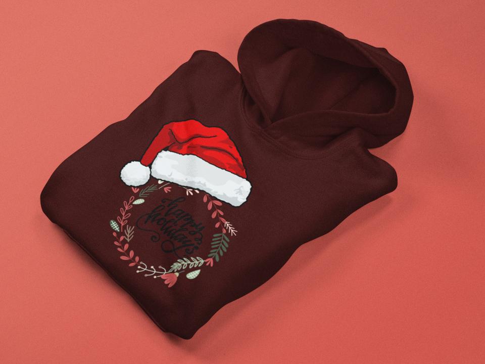 Men's Happy Holiday Christmas Hoodie