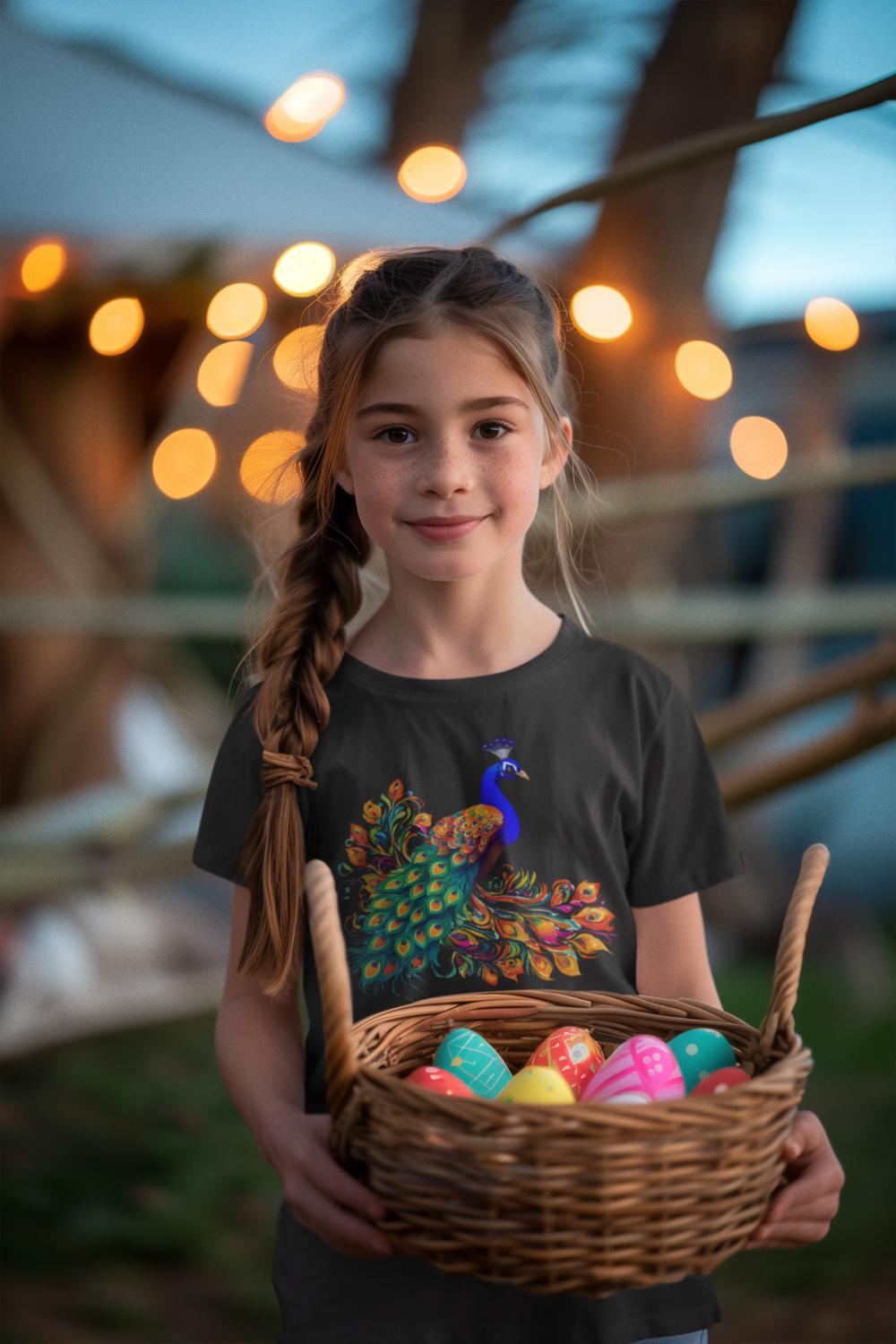 Kid's Peacock Unisex Tshirt