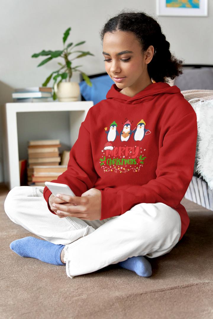 Christmas Penguin Hoodie