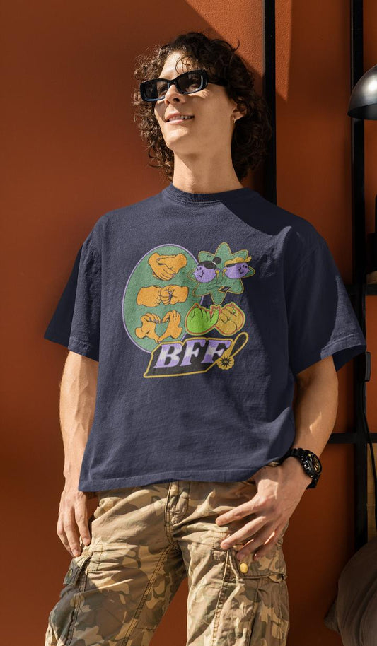 Men's Best Friends Forever BFF Oversized T shirt