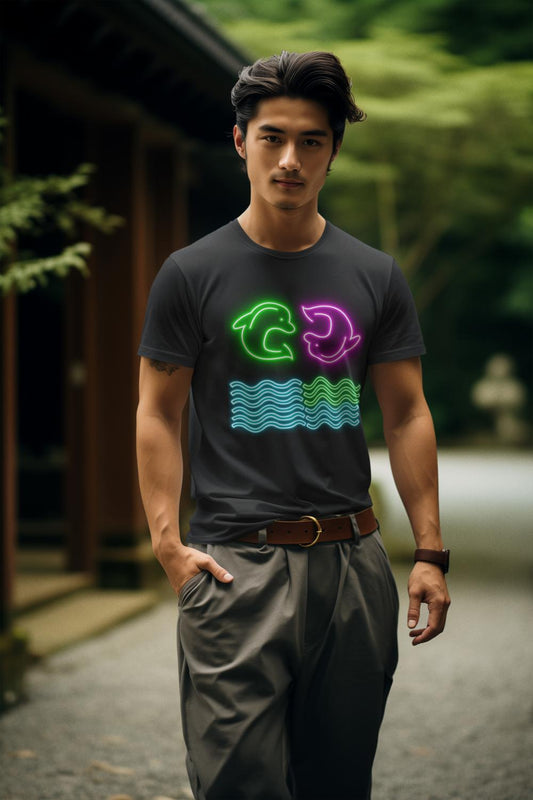 Men's Glow Dolphin T-shirt