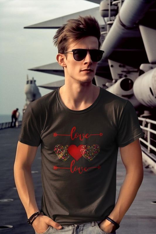 Men's Love Square Tshirt