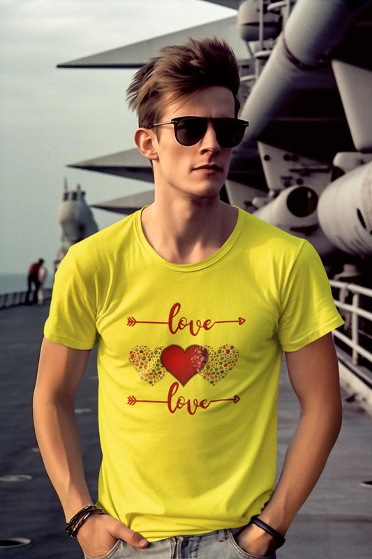 Men's Love Square Tshirt