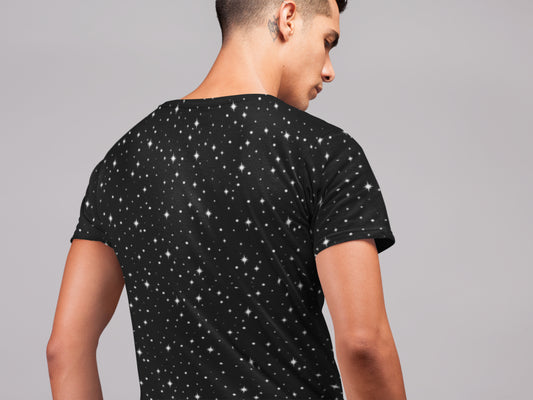 Mens All Over Print Night Sky T-shirt