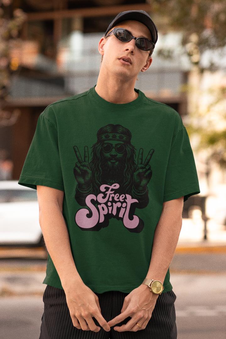 Men's Free Spirit Oversized T shirt