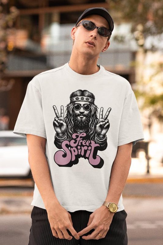 Men's Free Spirit Oversized T shirt