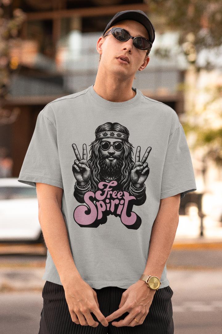 Men's Free Spirit Oversized T shirt