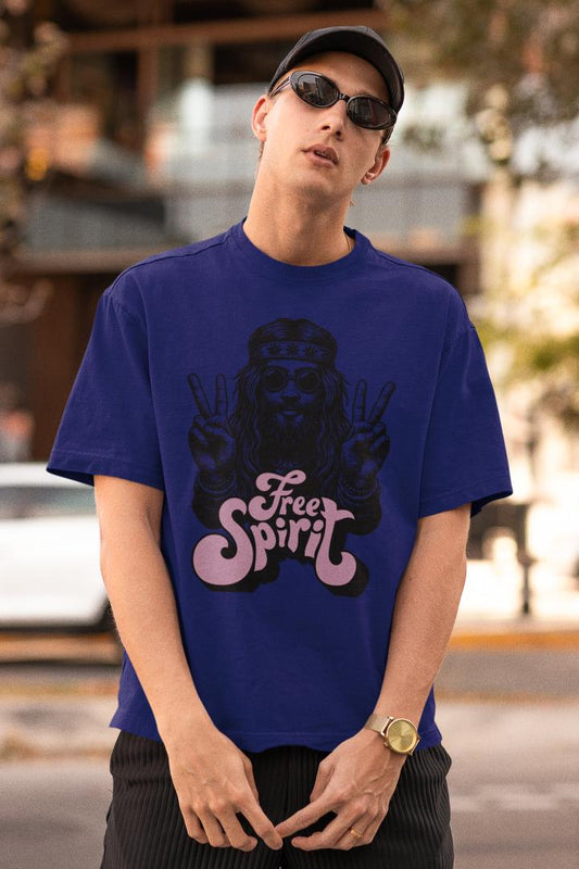 Men's Free Spirit Oversized T shirt