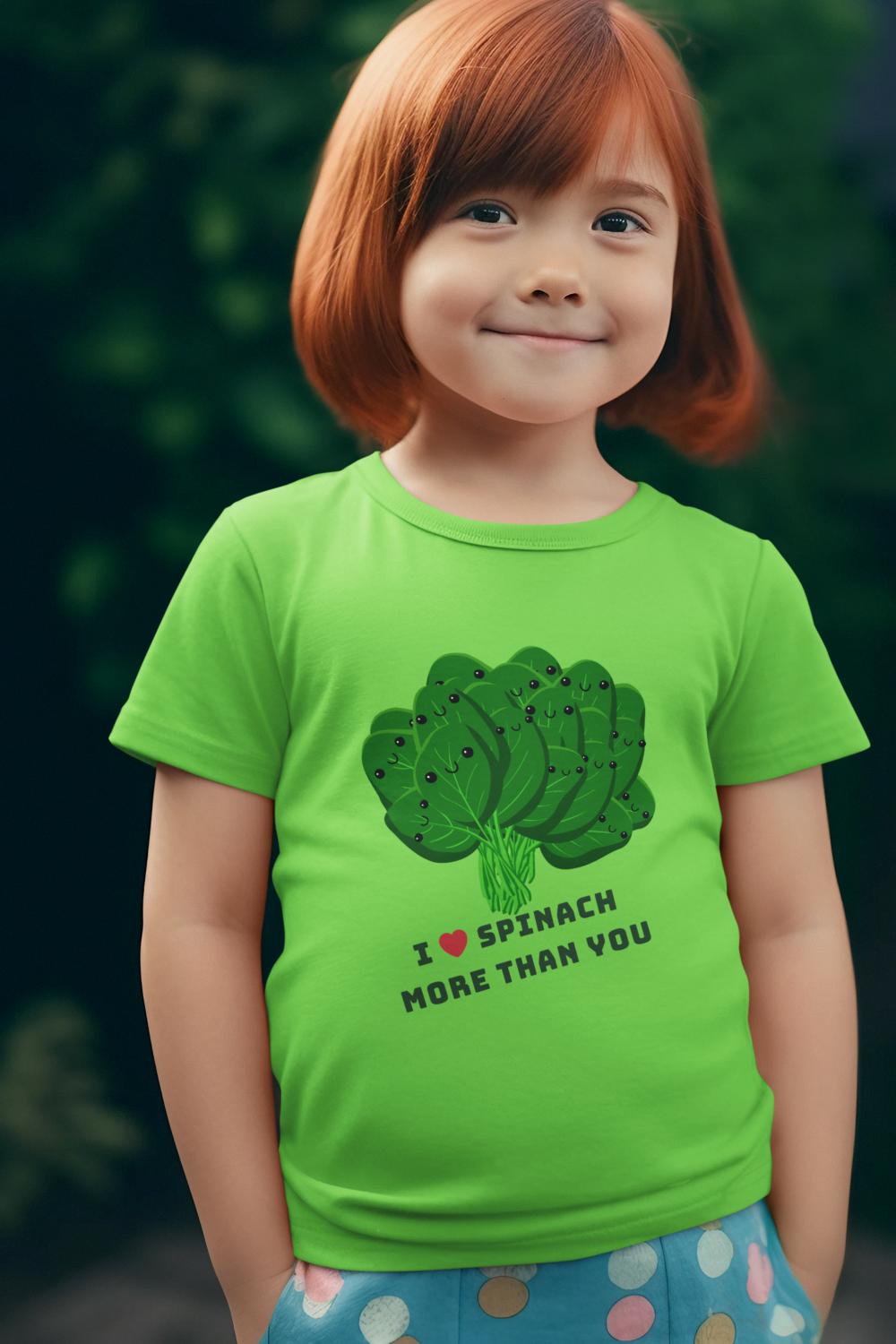 Kid's Love Spinach Unisex Tshirt