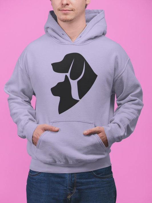 Men's Kitty and Mutt Hoodie Sweatshirt