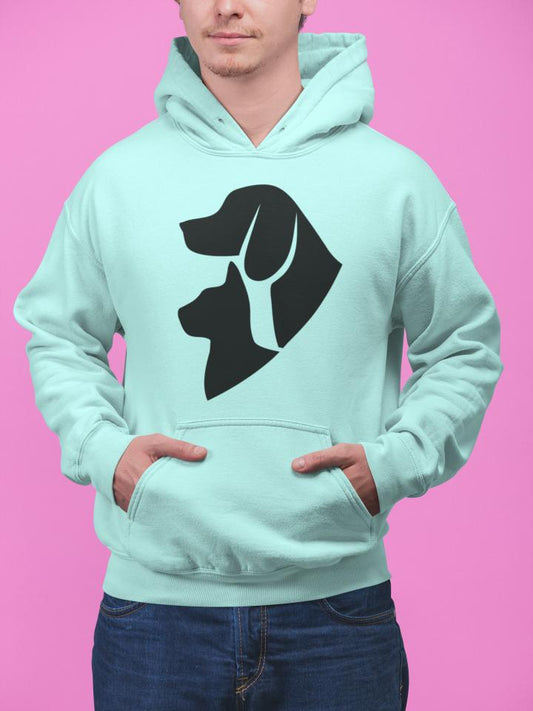 Men's Kitty and Mutt Hoodie Sweatshirt