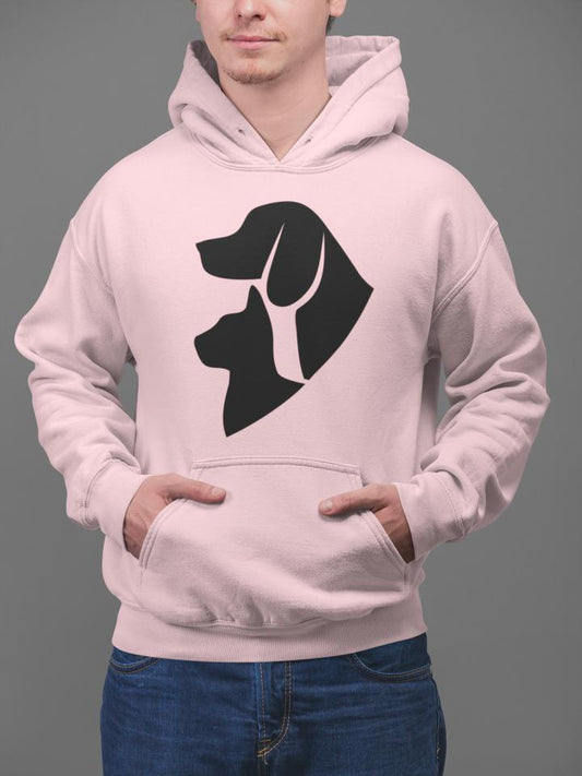 Men's Kitty and Mutt Hoodie Sweatshirt