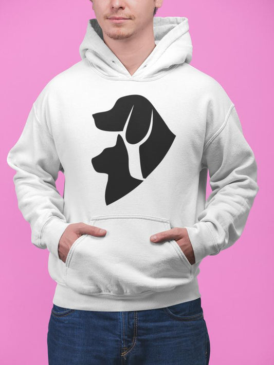 Men's Kitty and Mutt Hoodie Sweatshirt