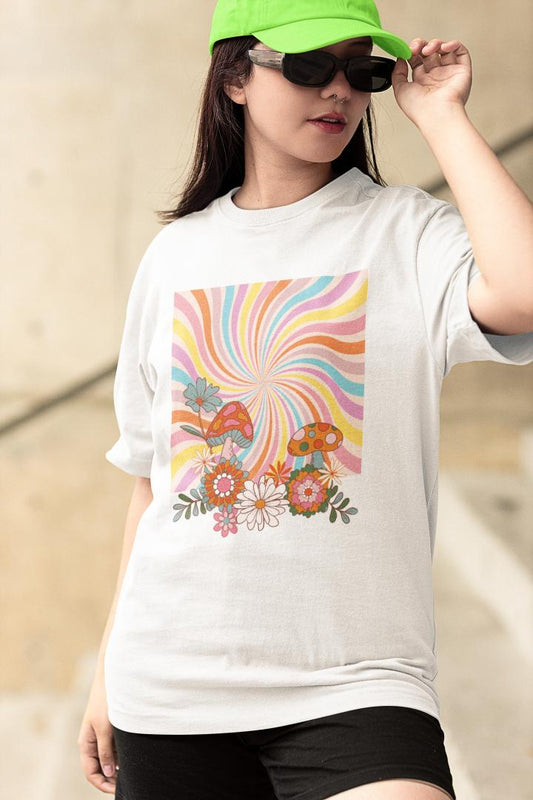 Women's Blooming Buds Oversized T shirt