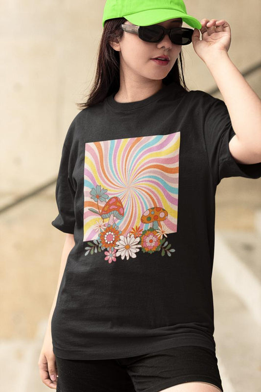 Women's Blooming Buds Oversized T shirt