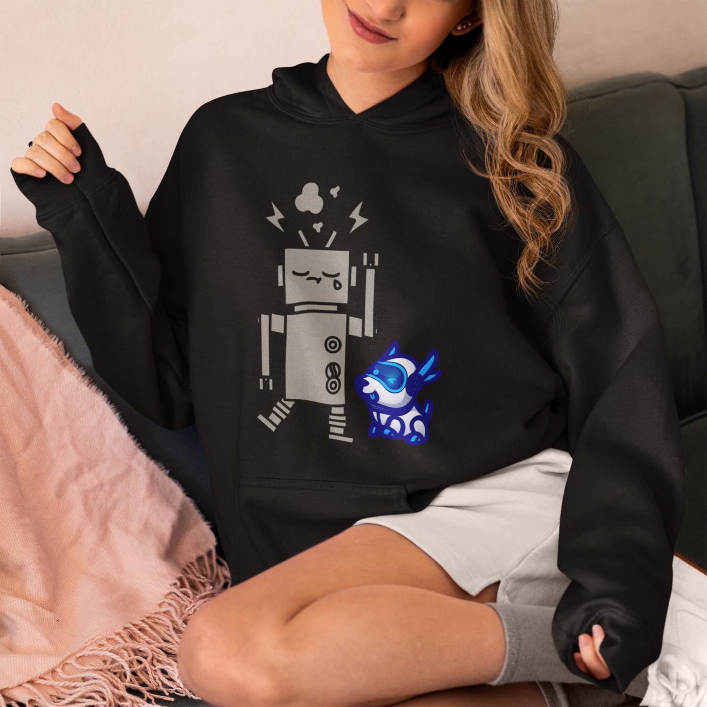 Women's Robotic Dog Hoodies