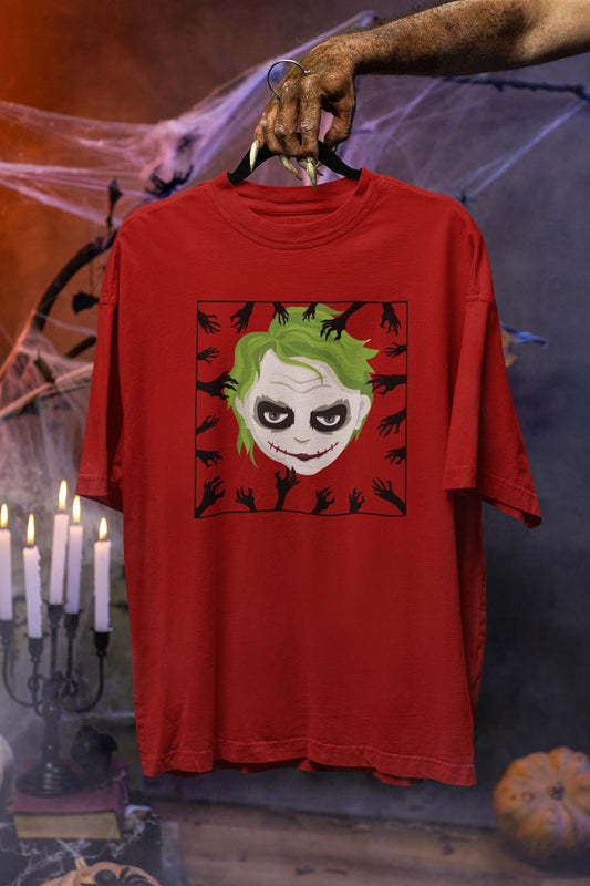 Men's Joker Face Halloween T-shirt