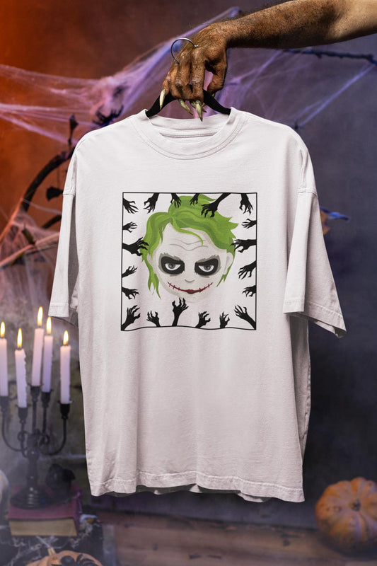 Men's Joker Face Halloween T-shirt