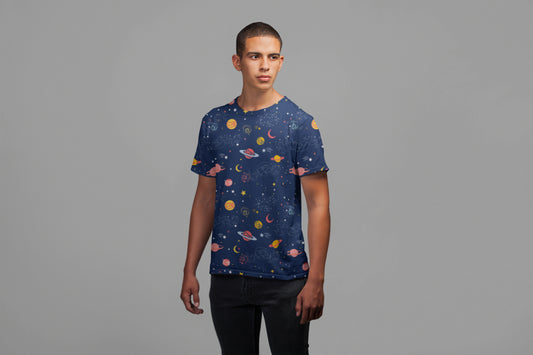 Men's All Over Print Space T-shirt