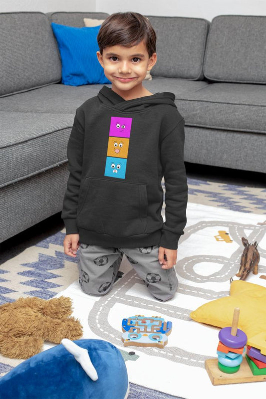 Boy's Smirk Emoji Hoodie Sweatshirt