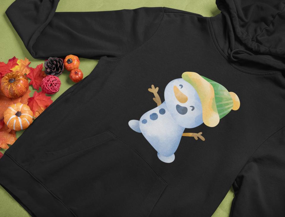 Women's Snowman Hoodie Sweatshirt