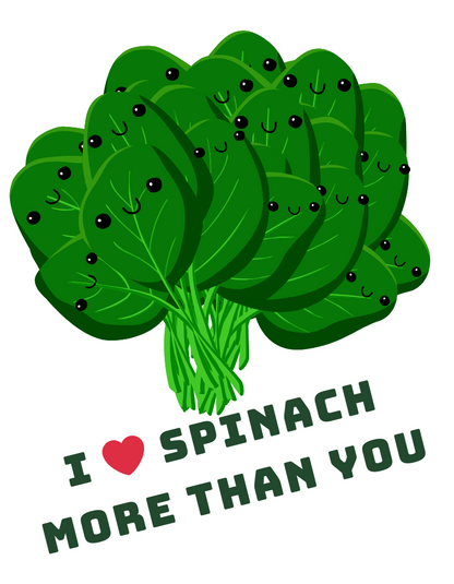 Kid's Love Spinach Unisex Tshirt