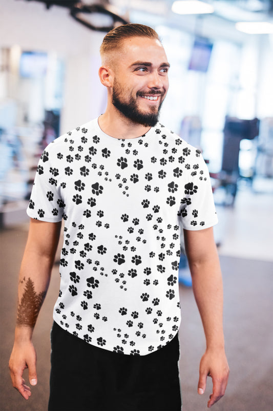 Men's Paws All Over Print T-shirt