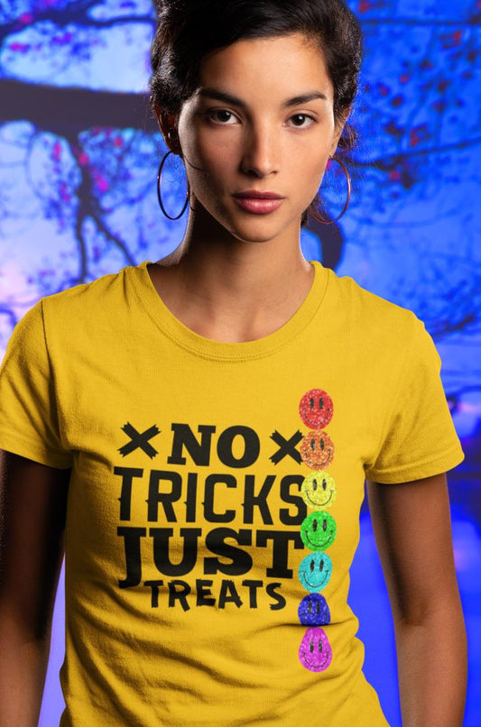 Women's No Tricks Just Treats T-shirt