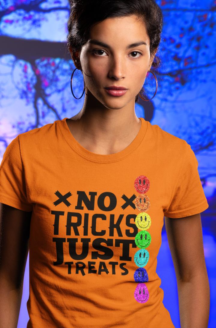 Women's No Tricks Just Treats T-shirt