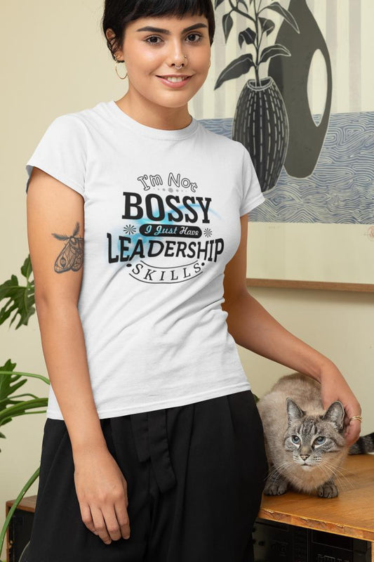 Women's Leadership and Bossy Skills T-shirt