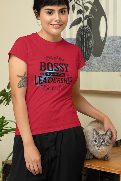 Women's Leadership and Bossy Skills T-shirt